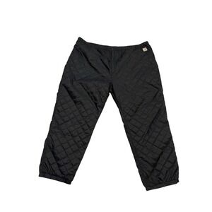 Carhartt Yukon Quilted Snow Pants Men Size 4XL (48x30) Black Nylon